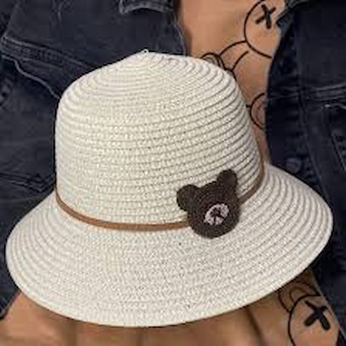 تصویر 1 از کلاه حصیری بچه‌ گانه مناسب تابستان